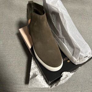 Birdies The Falcon Bootie in Olive Suede